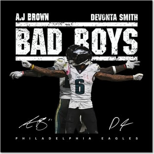 AJ Brown x Devonta Smith Bad Boys Celebration Posters and Art
